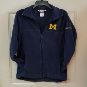 🎉HP🎉Columbia 14/16 youth Michigan zip up fleece